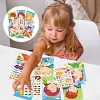 Autocollants de puzzle DIY visage de princesse/animal/dinosaure