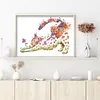 Diamond Painting -DIY Round Drill Cat Butterfly