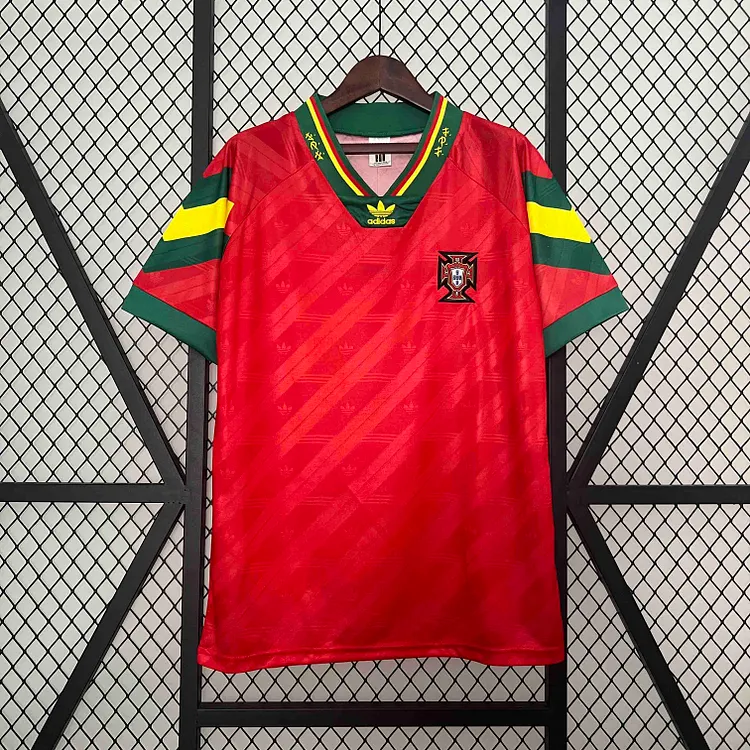 Portugal 1992 Retro Home Football Jersey