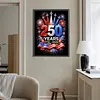 Independence Day Fireworks 250-Full Round Diamond Painting 40*50cm