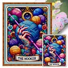 (US Local)Halloween-11CT Stamped Cross Stitch Kit(50x65cm)