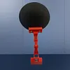 Clip-On Universal Round Shading Cover Adjustable Angle for Welding Torch(Red)