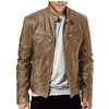 Biker Casual Zipper Leather Jacket