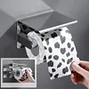 Stainless Steel Toilet Paper Holder Wall Mounted Punch-Free Bathroom Accessories