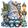 (US Local)6pack Xmas Gnome-Special Shaped Diamond Painting Kit(30x30cm)
