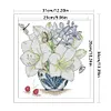 Magnolia-14CT Stamped Cross Stitch 31*34cm/12.2*13.39in