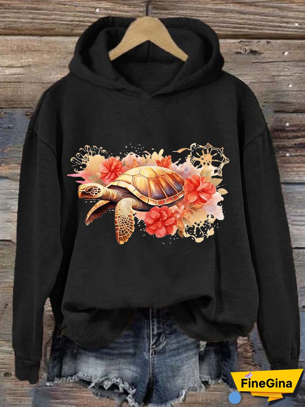 Animal Print Women's Print Long Sleeve Sweatshirt