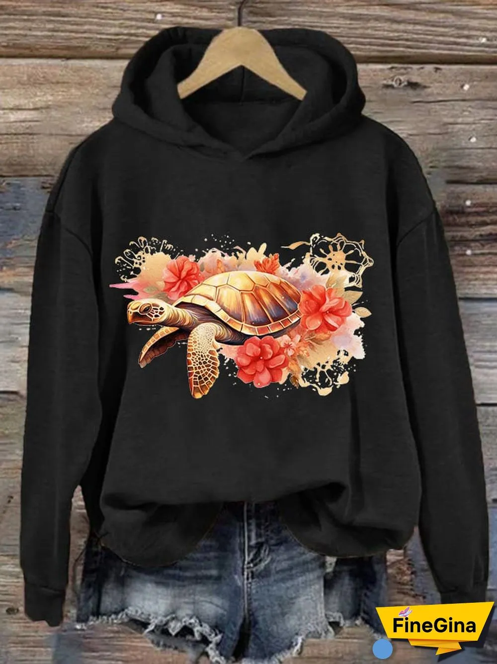 Animal Print Women's Print Long Sleeve Sweatshirt