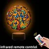 Acrylic Double Sided Butterfly Tree Of Life Diamond Painting LED Night Light Kit