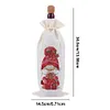 4pcs DIY Diamond Painting Wine Bag Rhinestones Liquor Bottle Cover (Butterfly)