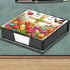 Cross Leather Diamond Art Note Box with 160 Sheets of Paper for Adults Beginners