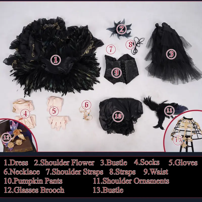 [Wetrose] In Stock SSR Identity V Monstrous Bird Emma Woods Dress Cosplay Costume