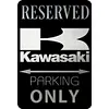 Kawasaki - Panneaux en &eacute;tain m&eacute;tallique(20*30cm/30*40cm) - Garage