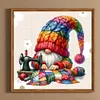 Diamond Painting-DIY Full Round Drill Coffee Gnome