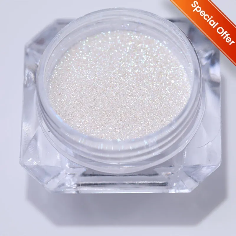 1Box Reflective Glitter Powder For Nails Iridescent Flakes Sequins Pigment Dust Manicures Decoration Chrome Pigment Polish Gel-Nail Inspo