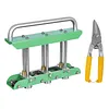 [US Local Warehouse] Sheet Metal Bender One Station Disc Sheet Metal Bending Machine Plate Folding Machine Drip Folding Tool For Rain Diverter & Making Folding Edges