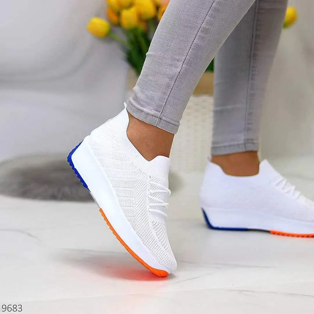 2022 Sneakers Women Plus Size Femme Women's Shoes Fashionable Vulcanize Sneakers Comfortable Lace Up Loafers Female Women Shoes