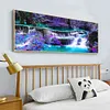 Diamond Painting-5D Full Square Drill Purplr Waterfall(80x40cm)