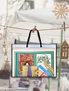 Cross Stitch Canvas Storage Bag