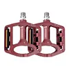 Double DU Bicycle Pedal Waterproof Alloy Pedal Anti-Slip Widened Nail Pedal
