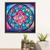 Mandala Glass Painting - Paint By Numbers Acrylic Painting 40*40cm