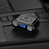 Car Cigarette Lighter Socket PD 22W Car Charger Adapter 2 Socket Digital Display
