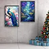(US Local)2pack Paint By Numbers Kit On Canvas DIY Oil Art Animal Picture Wall Decor40x60cm