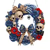 Acrylic Special Shape Halloween Skull DIY Diamond Painting Garland Pendant Kit