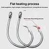 30pcs/box Fishing Circle Hooks Saltwater Fishing Catfish Hooks Barbed Fish Hooks