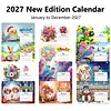 2027 Diamond Painting Monthly Calendar Kit Diamond Art Calendar for DIY Crafts