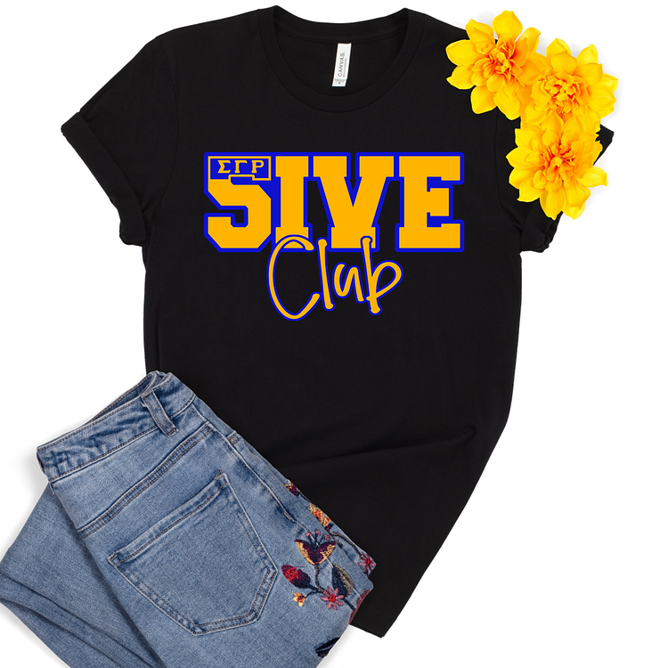 SGRHO Five Club T-Shirt