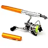 Mini Pocket Pen Shape Travel Fishing Rod Telescopic Fishing Rod Reel Combo Set