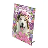 Special Shape Flowers Table Top Diamond Painting Frame Kits for Families