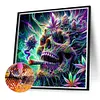 Diamond Painting -DIY Full Round Drill Skull(40*40 CM)