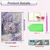 (US Local)5D DIY Flower Diamond Art Painting Notebook Kit Crystal Notepad Sketchbook Gifts