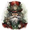 (US Local)Paint By Numbers Kit On Canvas DIY Oil Art Santa Claus Picture Home Decor40x40cm