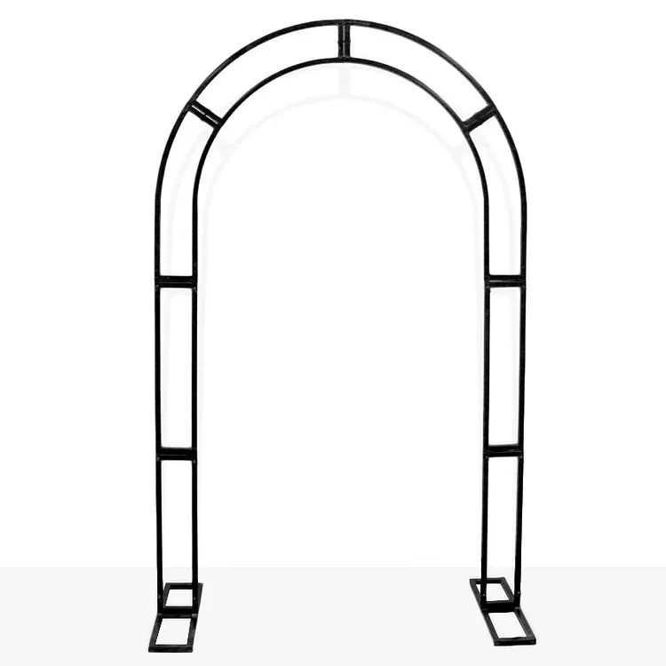 New Wedding Props Shelf Wrought Iron Arch Outdoor Stage Backdrop Layout Party Screen Balloon Decor Frame Artificial Flower Stand A6914