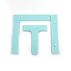 3pcs/set Diamond Painting Alignment Tool - Horizontal Ruler, Right-Angle Ruler, And Pusher Tool Set