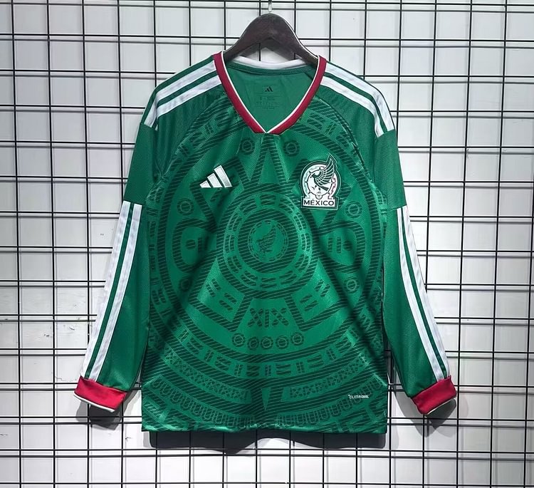 2026-27 Mexico Home Long-Sleeve Jersey - Player Version