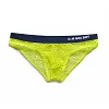 Men's Low Waist Sexy Large Mesh Breathable Transparent Briefs