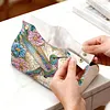 DIY Diamond Painting Creative Design Leather Handmade Tissue Holder Rhinestones Decorative Tissue Box Craft Kits