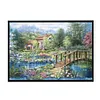 (Big Size)Woodland - 14CT Stamped Cross Stitch - 60*45cm - Landscape