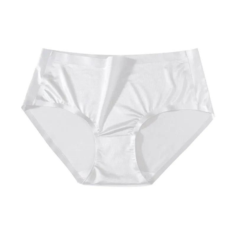 1 Pcs Seamless Underwear For Women Ice Slik Female Briefs Sexy Mid Rise Panties High Quality Ladies Briefs 2021 New BANNIROU