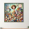 (US Local)Sewing 5D DIY Full Round Drill Big Size Diamond Painting Craft Home Decor 50x50cm