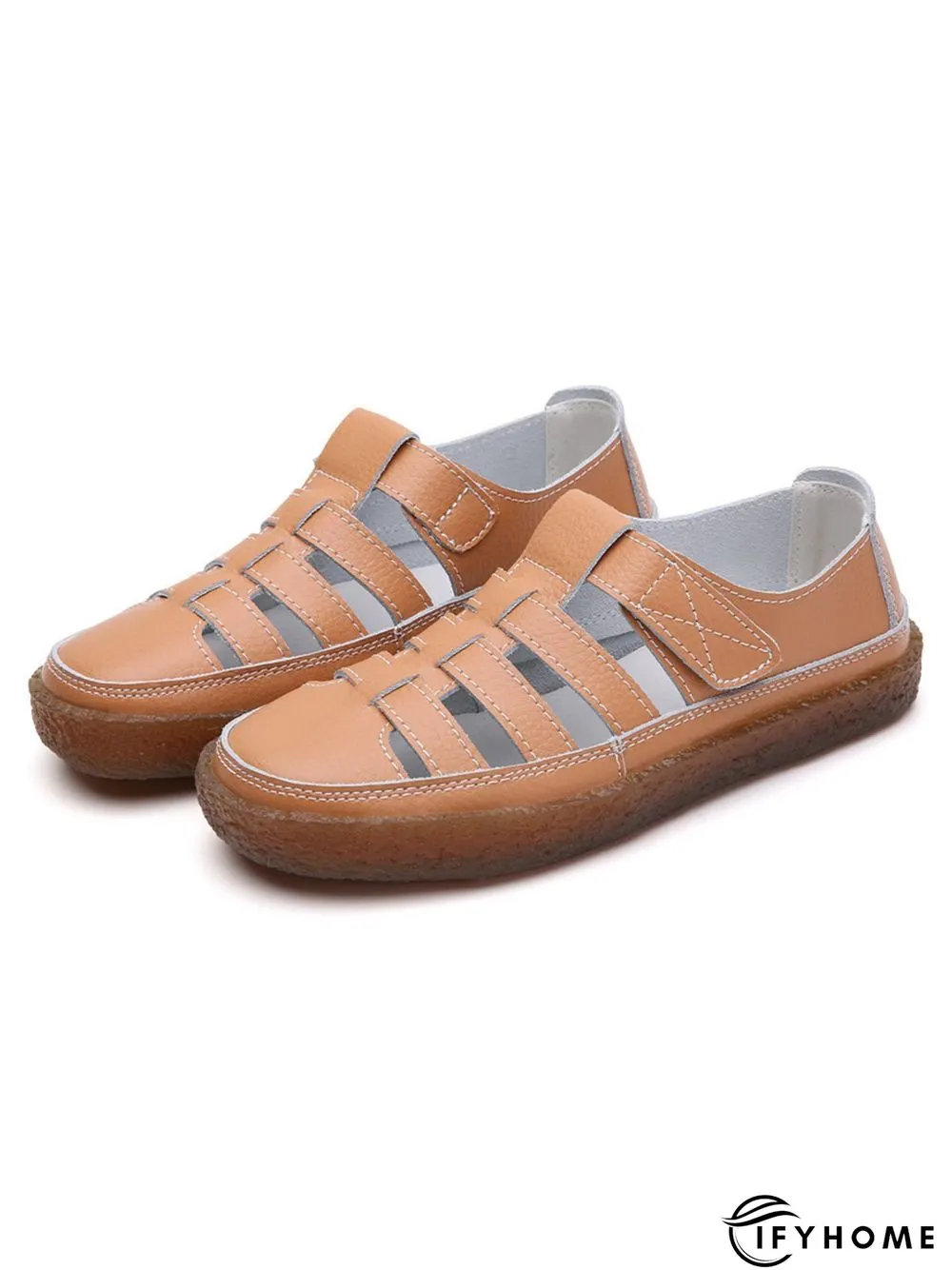 Lightweight Hollow Breathable Retro Soft Soled Shoes | IFYHOME