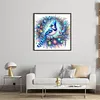 Garland Blue Tit-11CT Stamped Cross Stitch 40*40cm/15.75*15.75in