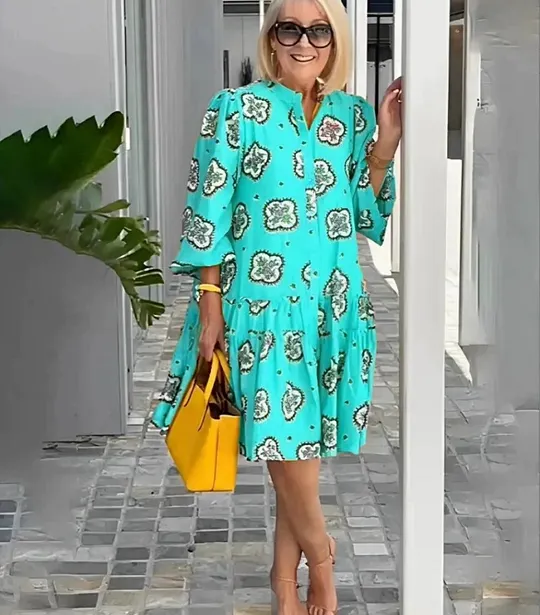 sachin and babi light blue dress High Neck Dresses main image 1