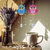 2pcs Crystal Light Catcher Diamond Painting Owl Suncatcher Hanging Kits