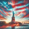 Independence Day Scenery-11CT Stamped Cross Stitch 40*40cm/15.75*15.75in