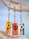 Thumb Camera with Long Battery Life Mini Camera Keychain Bag Charms with 1.47In IPS Screen 1440p 2K for Beginners Teens and Adults